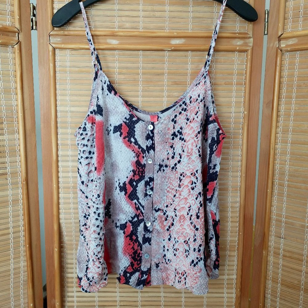 Eight Sixty | Sleveless Snake Print Top Size Small